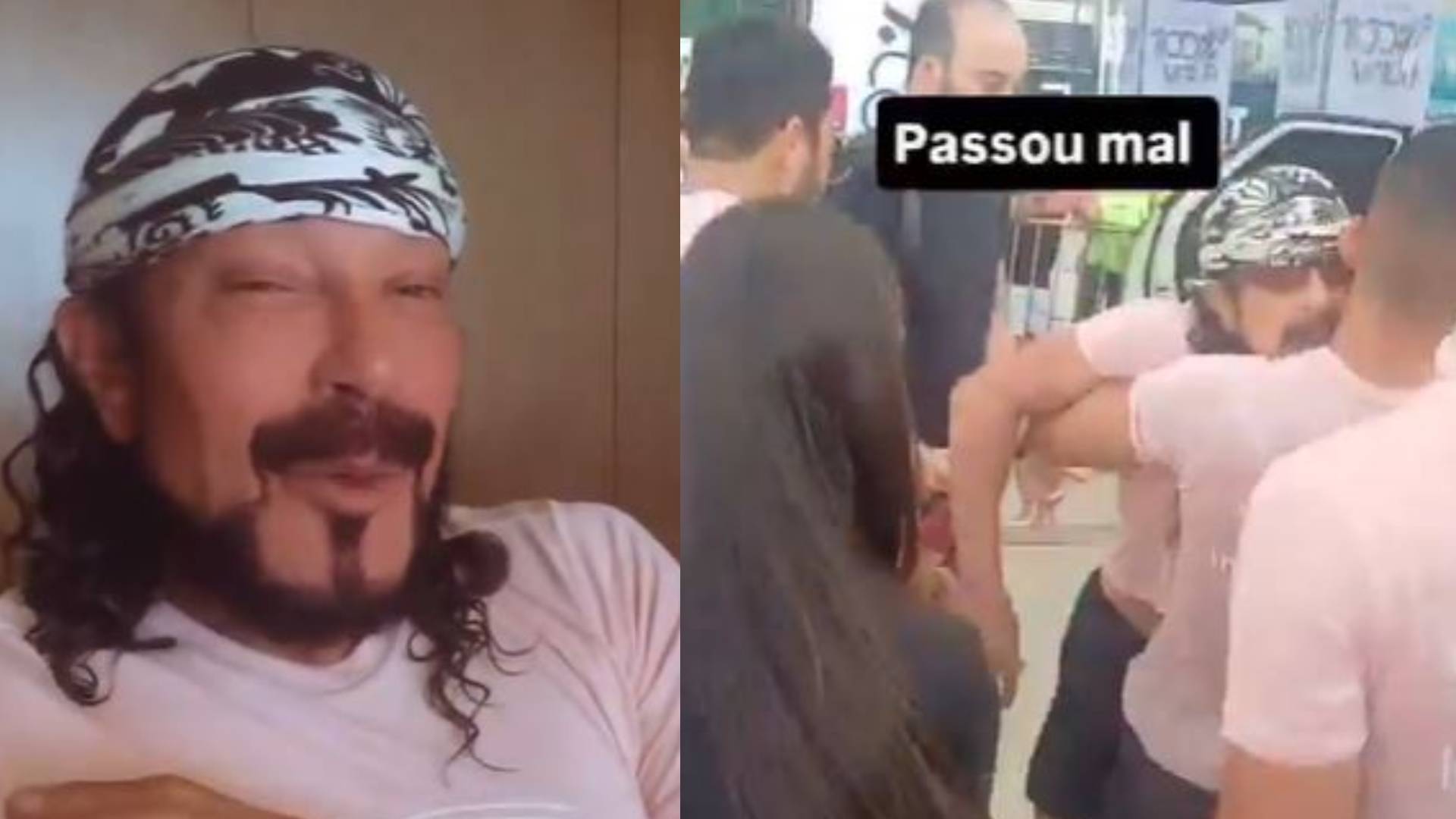 Bell Marques passa mal em corrida