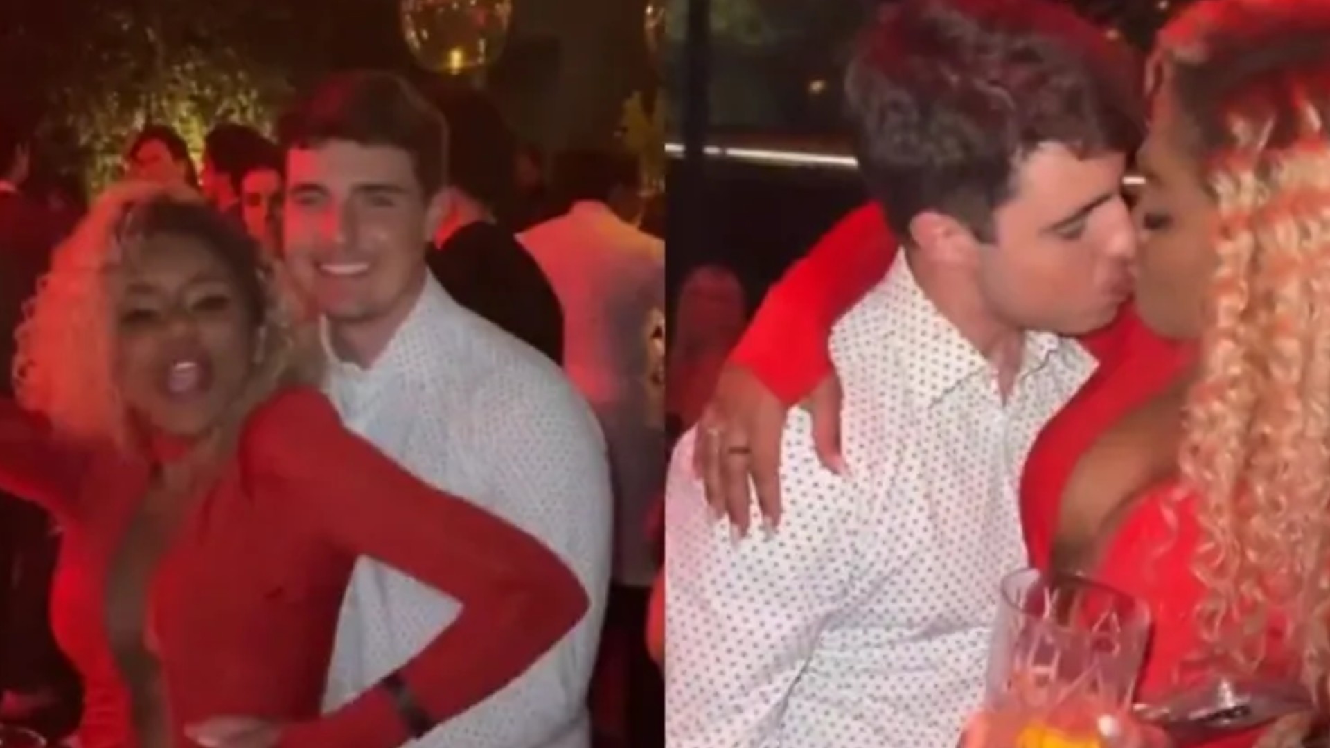 Cariúcha aos beijos com filho de Gugu