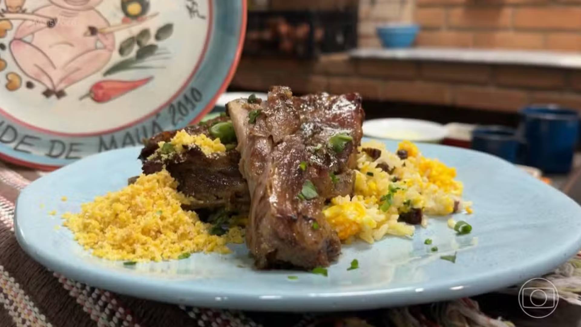 Receita de Costelinha de porco do Louro José no Mais Você