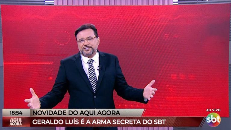 Geraldo Luís vira ‘arma secreta’ e estreia no SBT no novo ‘Aqui Agora’