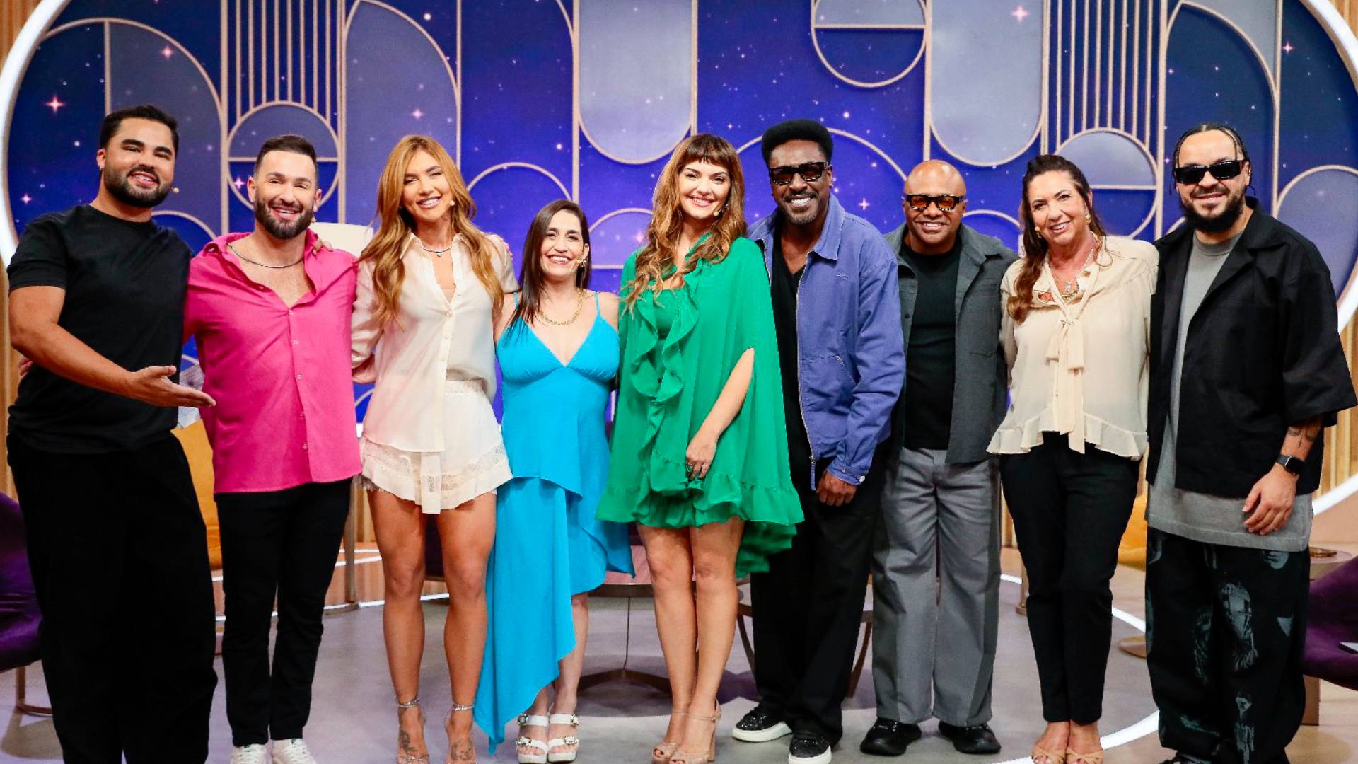 Diego e Daniele Hypólito, Pixote e Mayana Neiva no Sabadou com Virginia