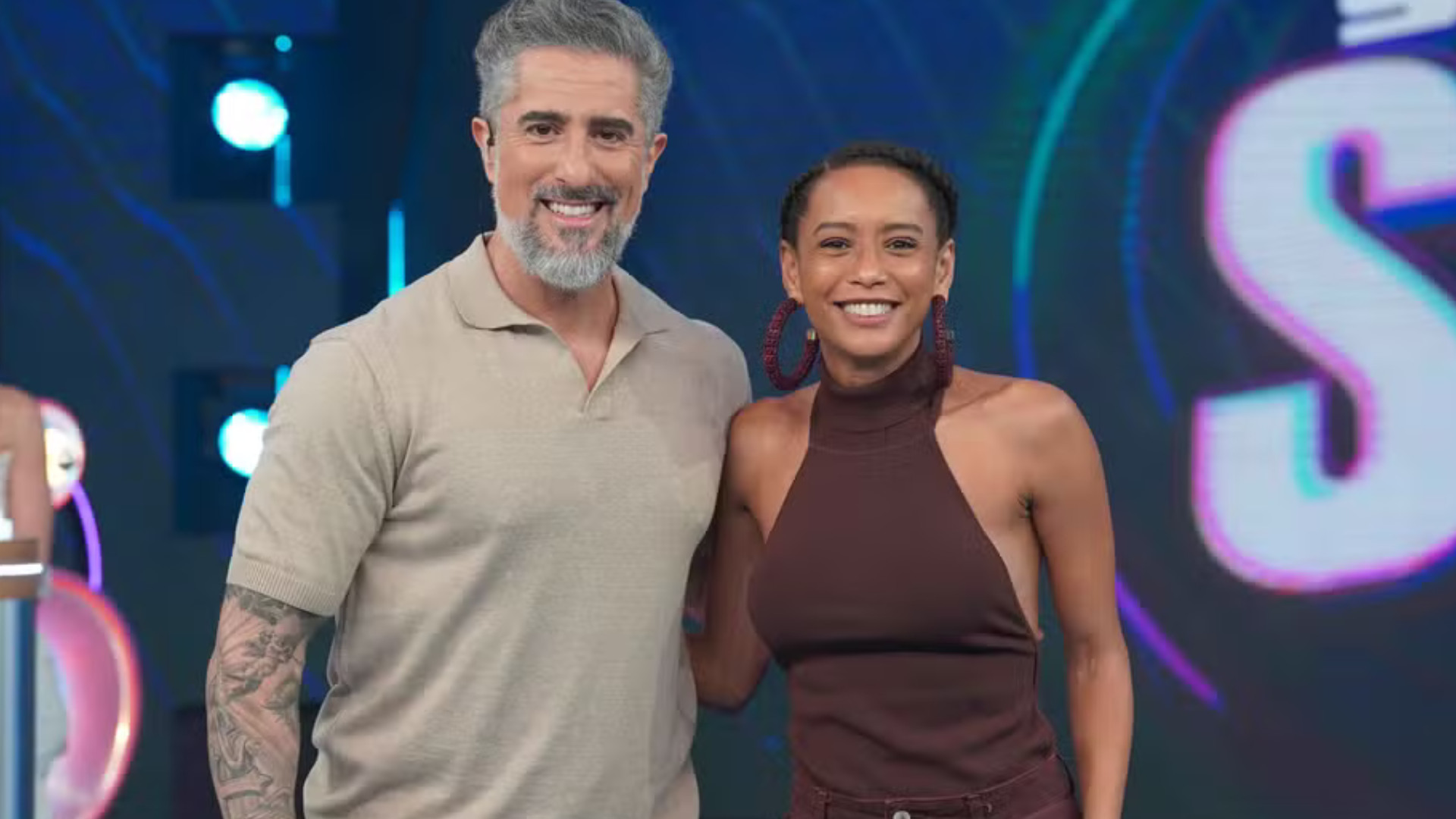 Taís Araújo no Caldeirão com Mion