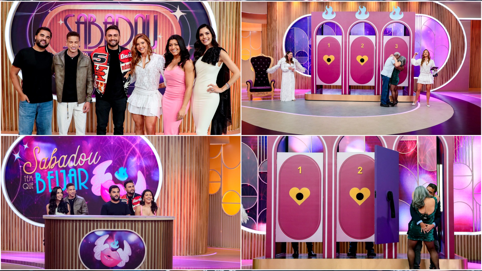 Dani Brandi, Daniela Albuquerque, Mano Walter e Manim Vaqueiro no Sabadou com Virginia