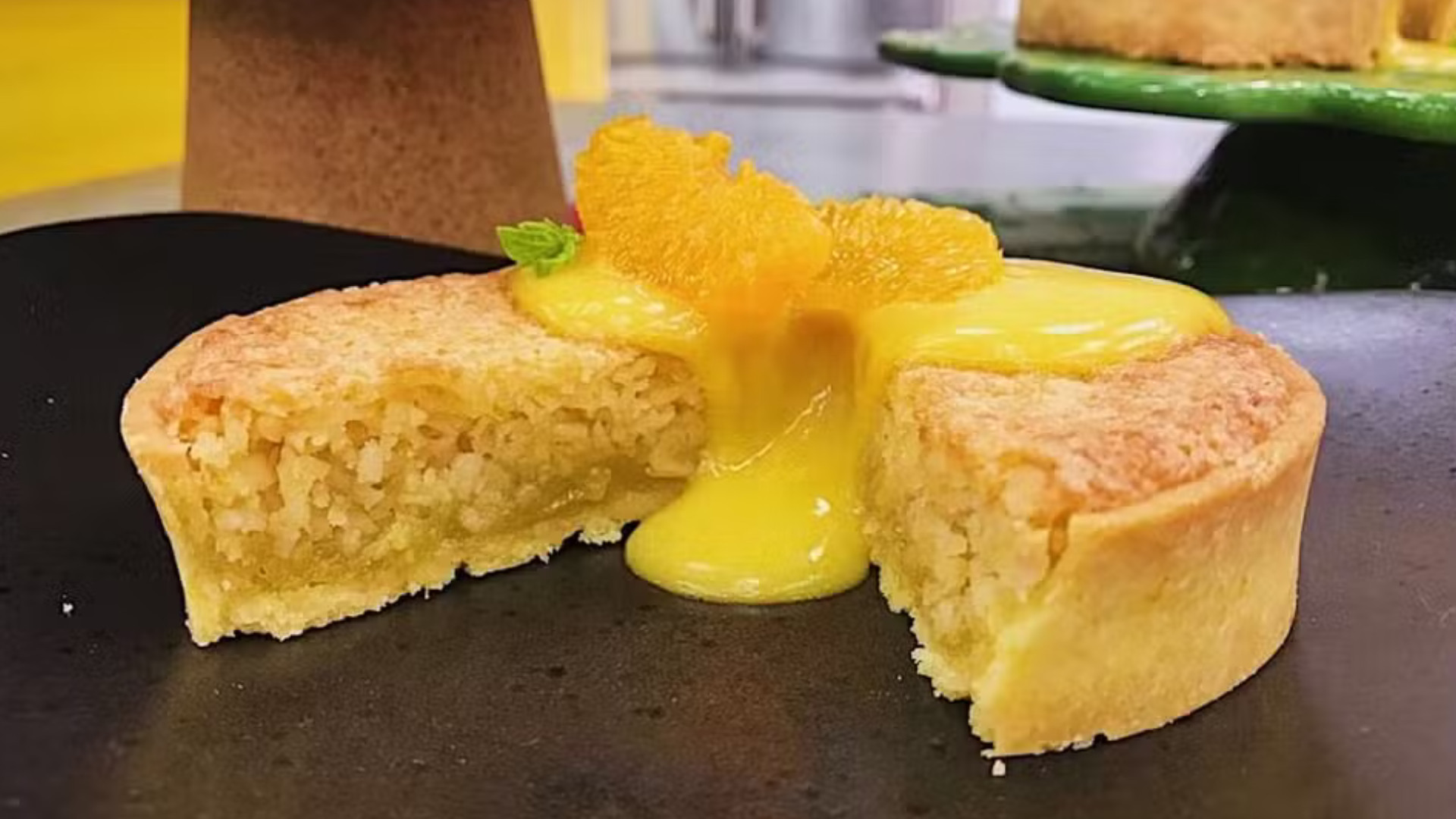 Receita de Torta frangipane com creme de tangerina da Ana Maria Braga
