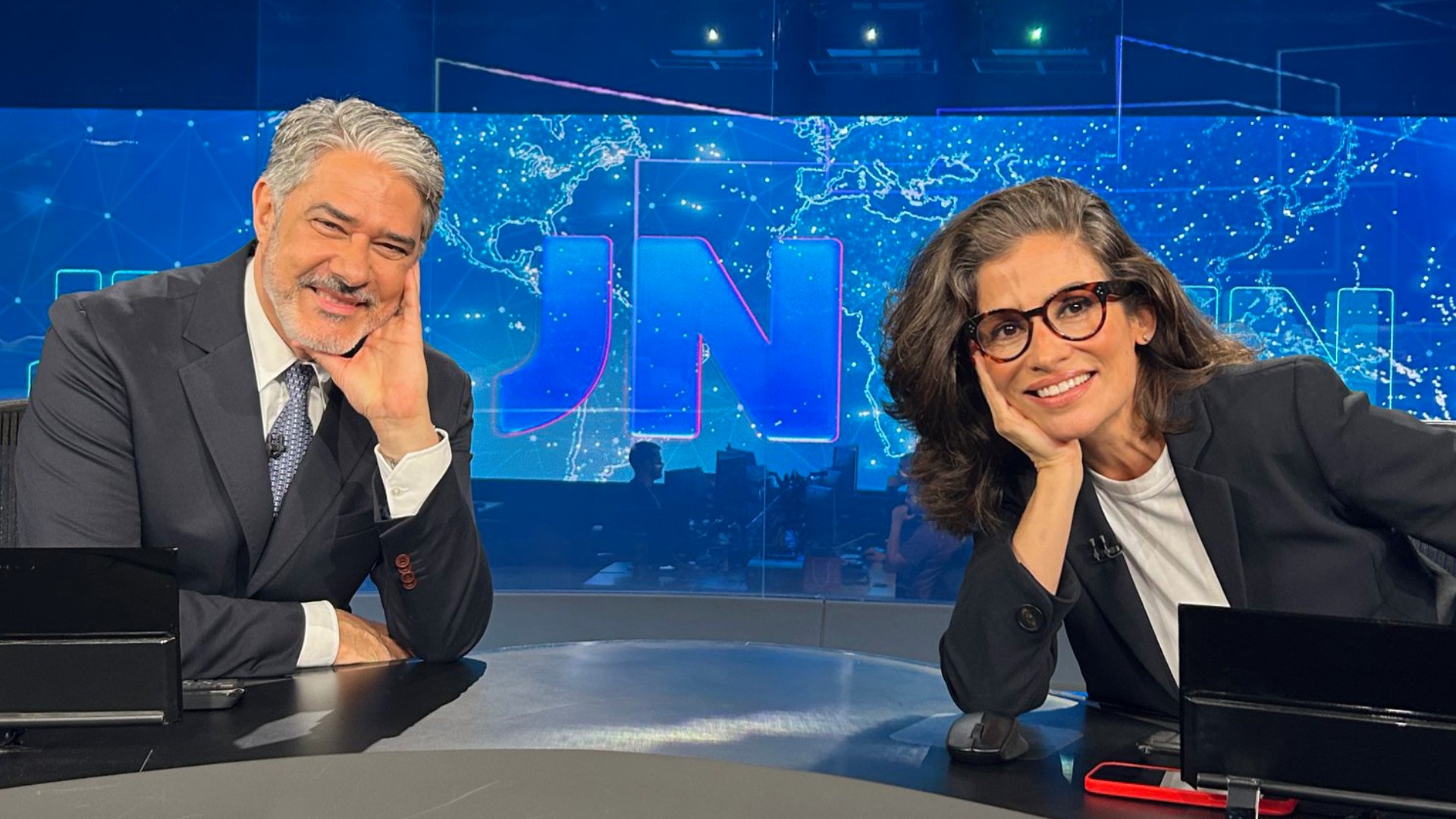 William Bonner na despedida do Jornal Nacional