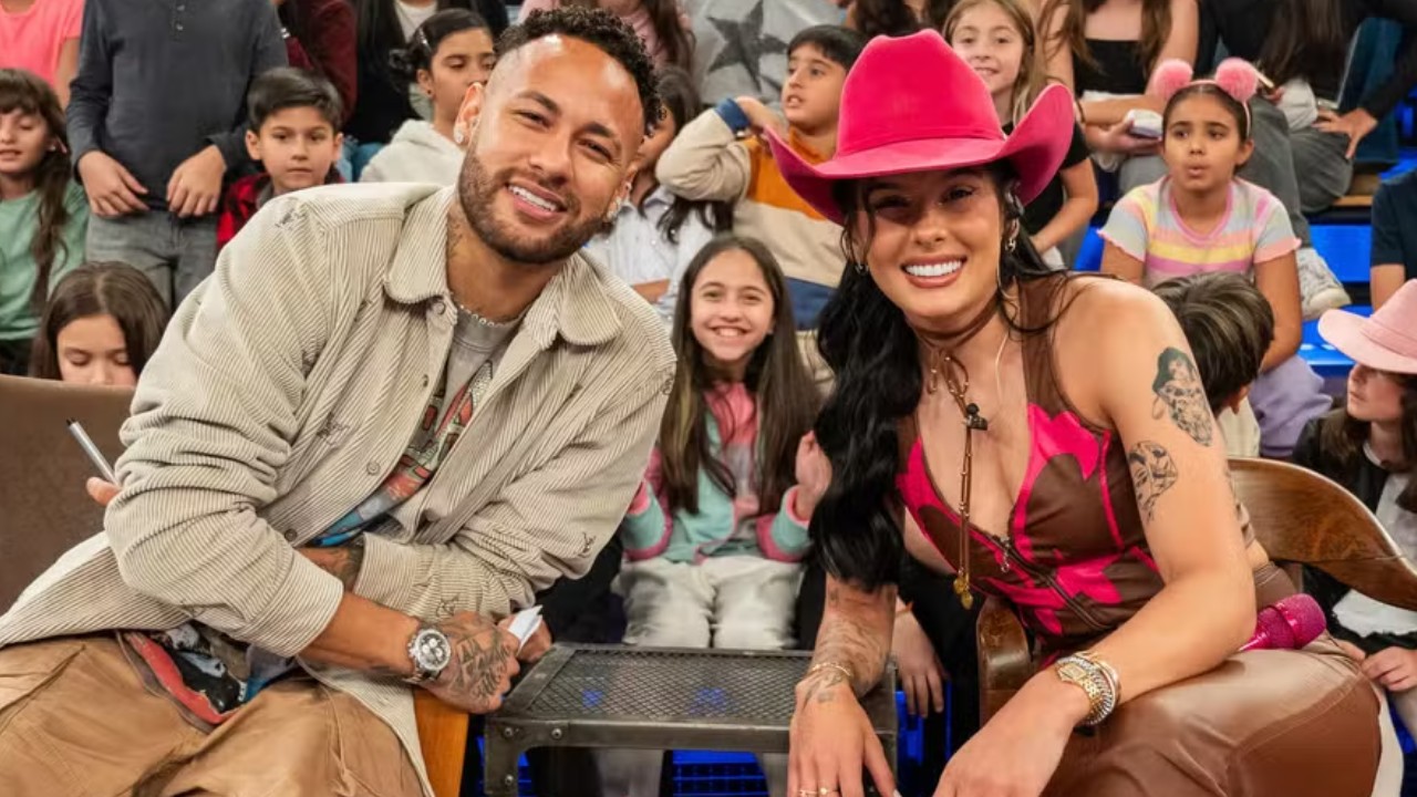 Neymar e Ana Castela no Altas Horas