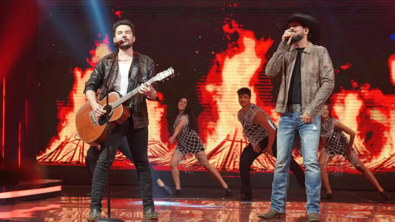 Fernando e Sorocaba cantam no Caldeirão com Mion