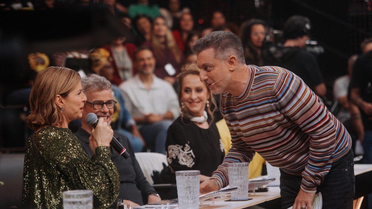 Debora Bloch no Domingão com Huck