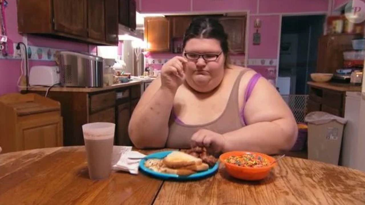 Megan no programa Quilos Mortais