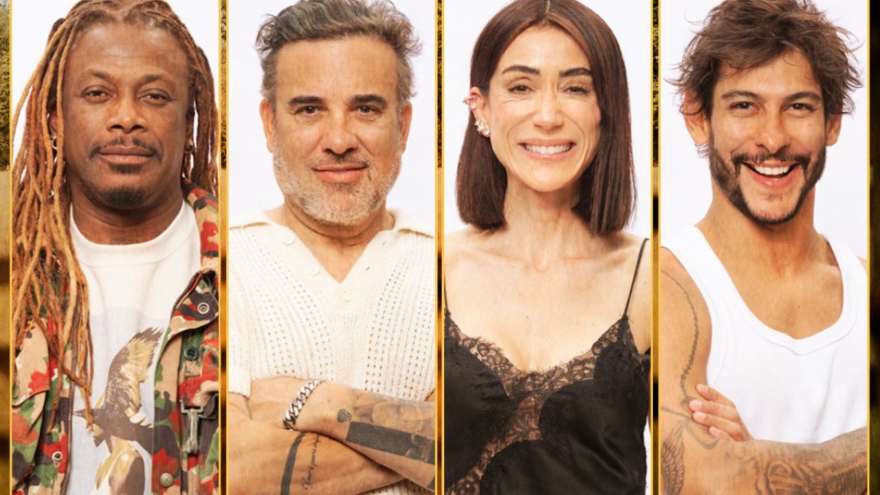 Créo Kellab, Fabiano Moraes, Shia Phoenix e Michelle Barros no Super Paiol de A Fazenda 17