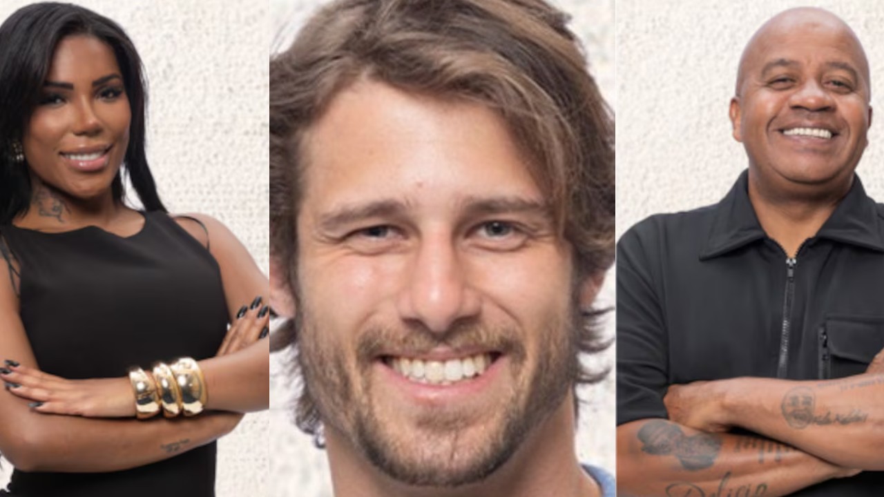 Carol, Matheus e Toninho na oitava Roça de A Fazenda 17