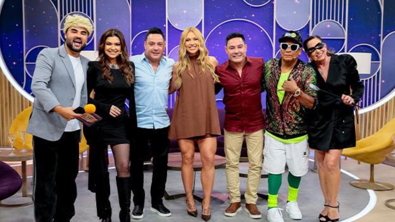 Liminha, Amanda Françoso e Vavá e Márcio no Sabadou com Virginia