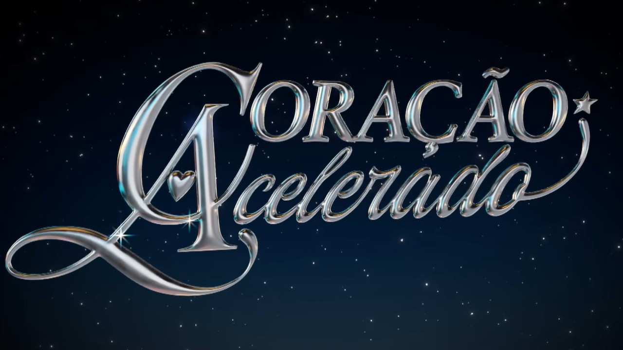 Logotipo da novela Coração Acelerado