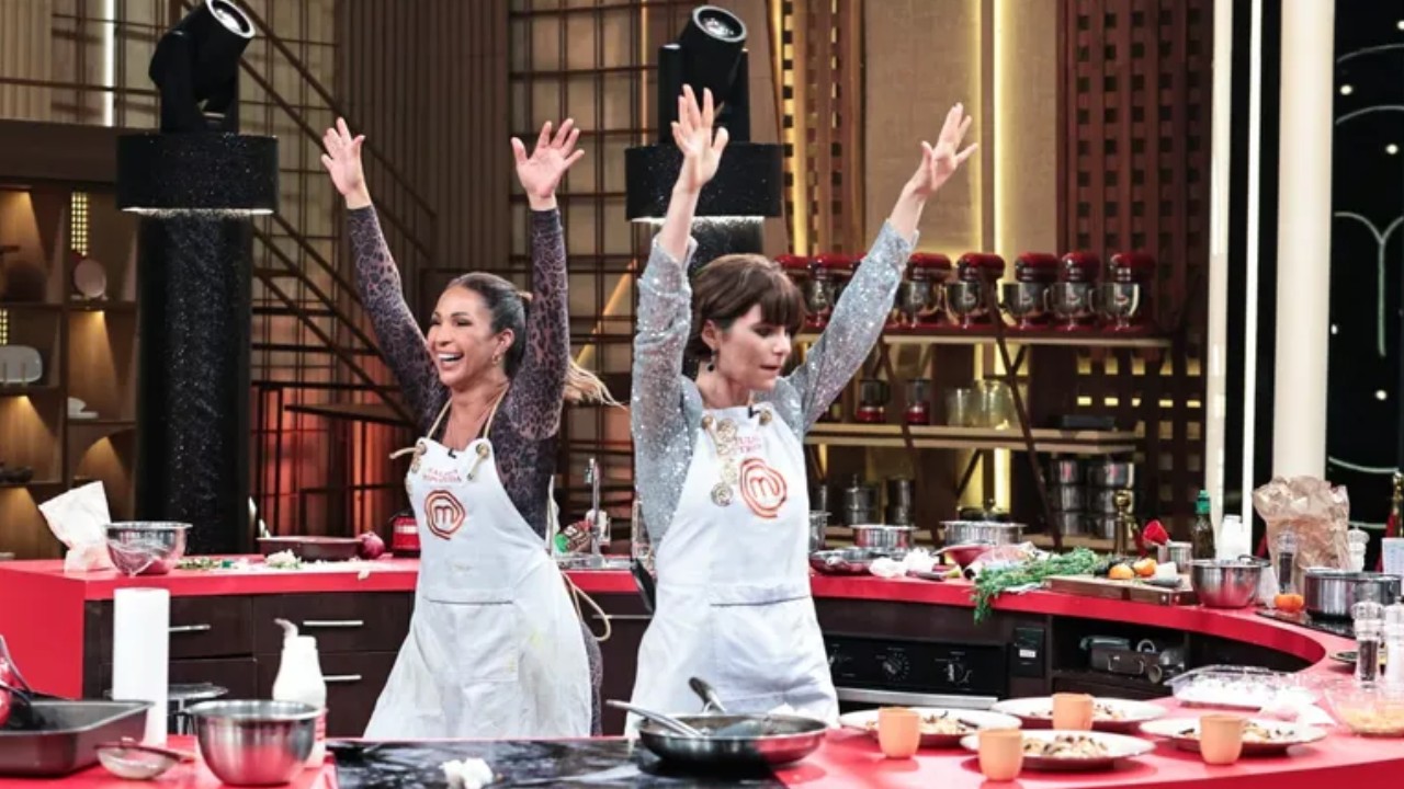 Valesca Popozuda e Julianne Trevisol na final do MasterChef Celebridades