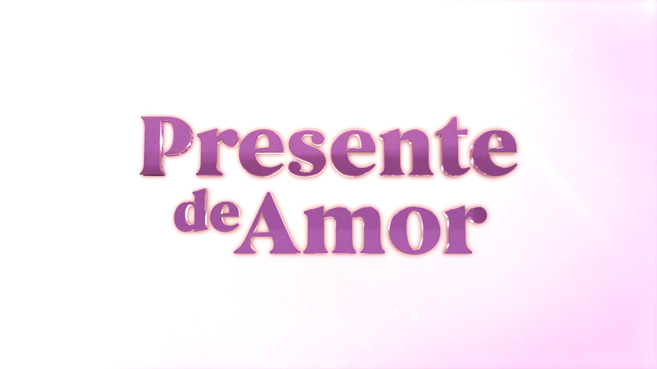 Logotipo da novela Presente de Amor