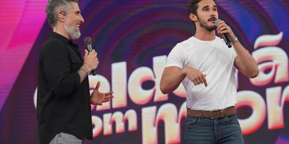 Filipe Bragança no Caldeirão com Mion