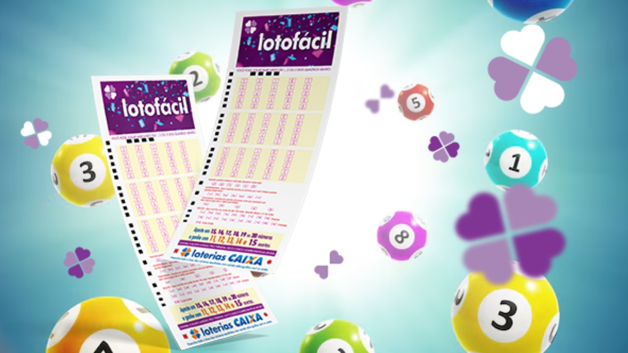 Bolas para sorteio da Lotofácil
