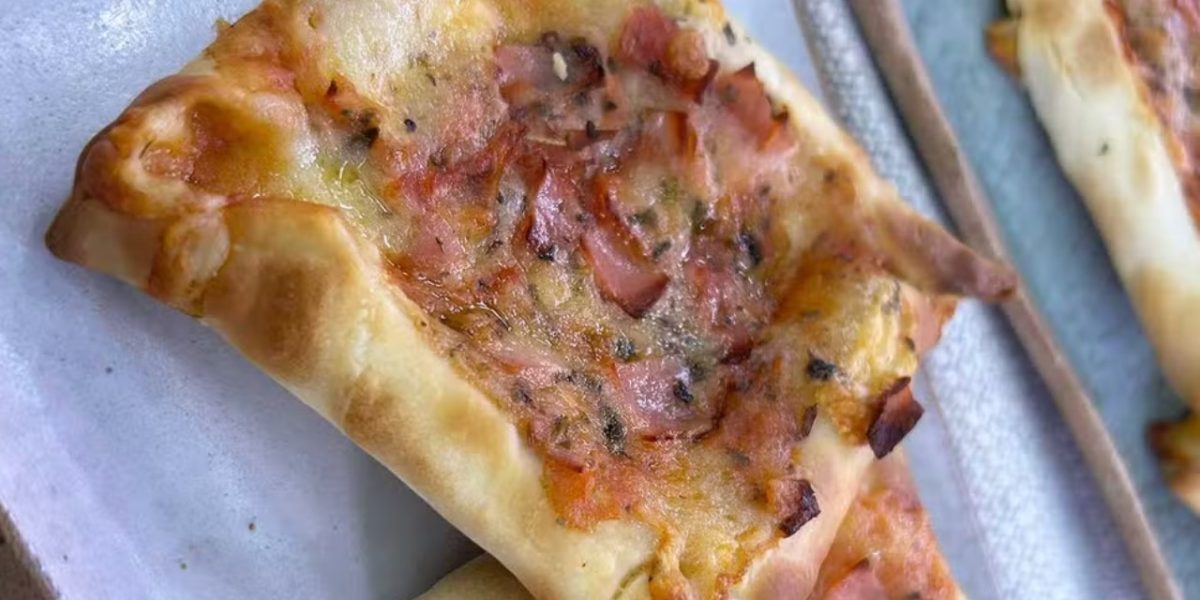 Pizza de massa de pastel na air fryer da Ana Maria Braga