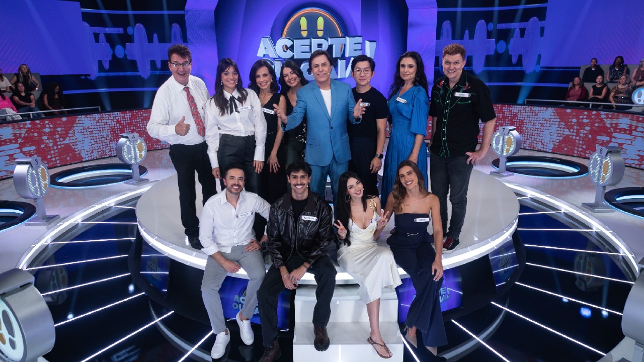 Pyong Lee e Nyvi Estephan no Acerte ou Caia!