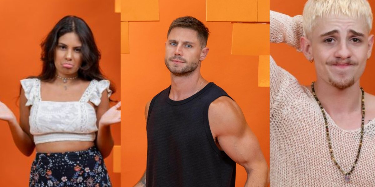 Gabriela, Jonas e Juliano no Paredão do BBB 26