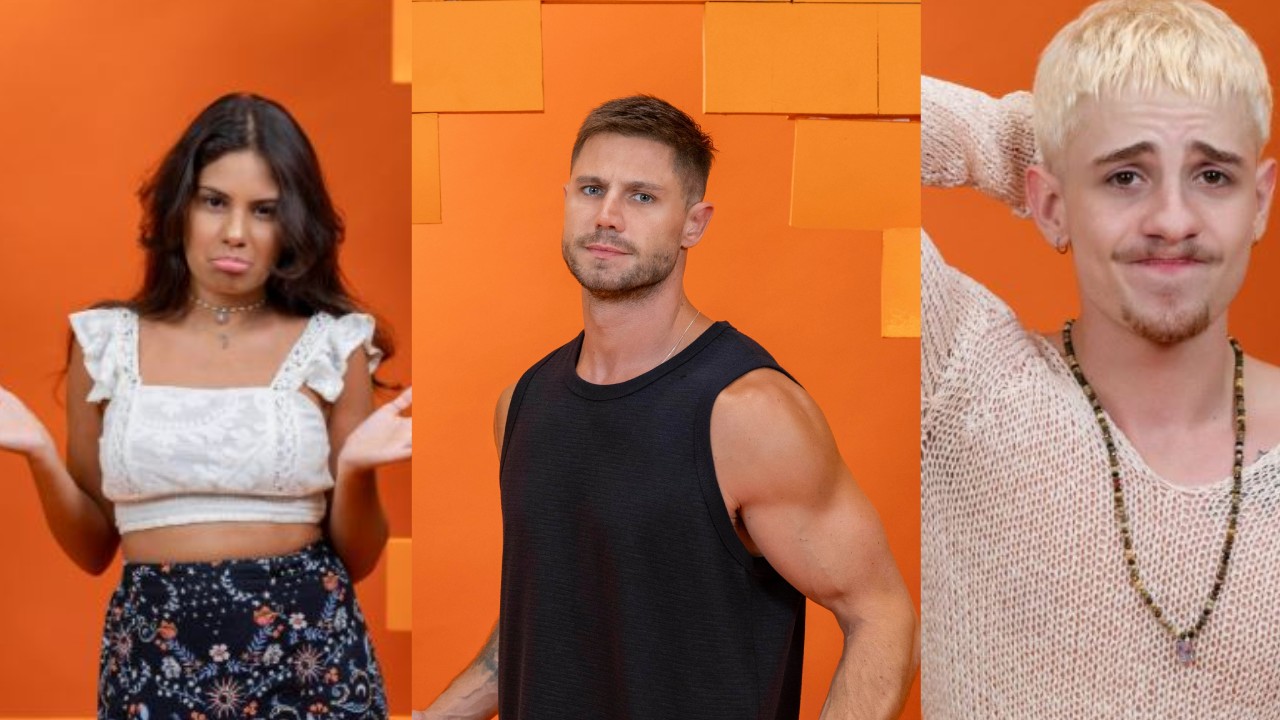 Gabriela, Jonas e Juliano no Paredão do BBB 26