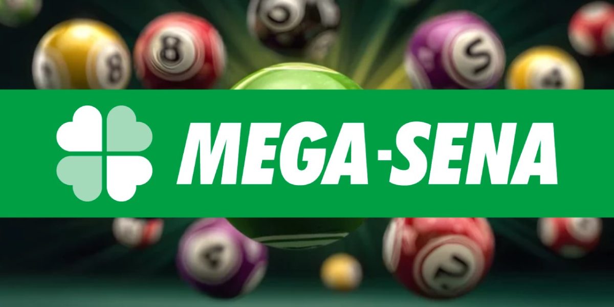 Fundo verde bolas para Mega-Sena