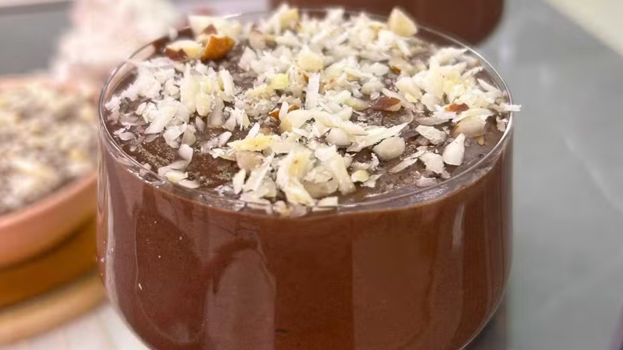 Receita de Mousse de chocolate especial da Ana Maria Braga no Mais Você, 24/03/2026