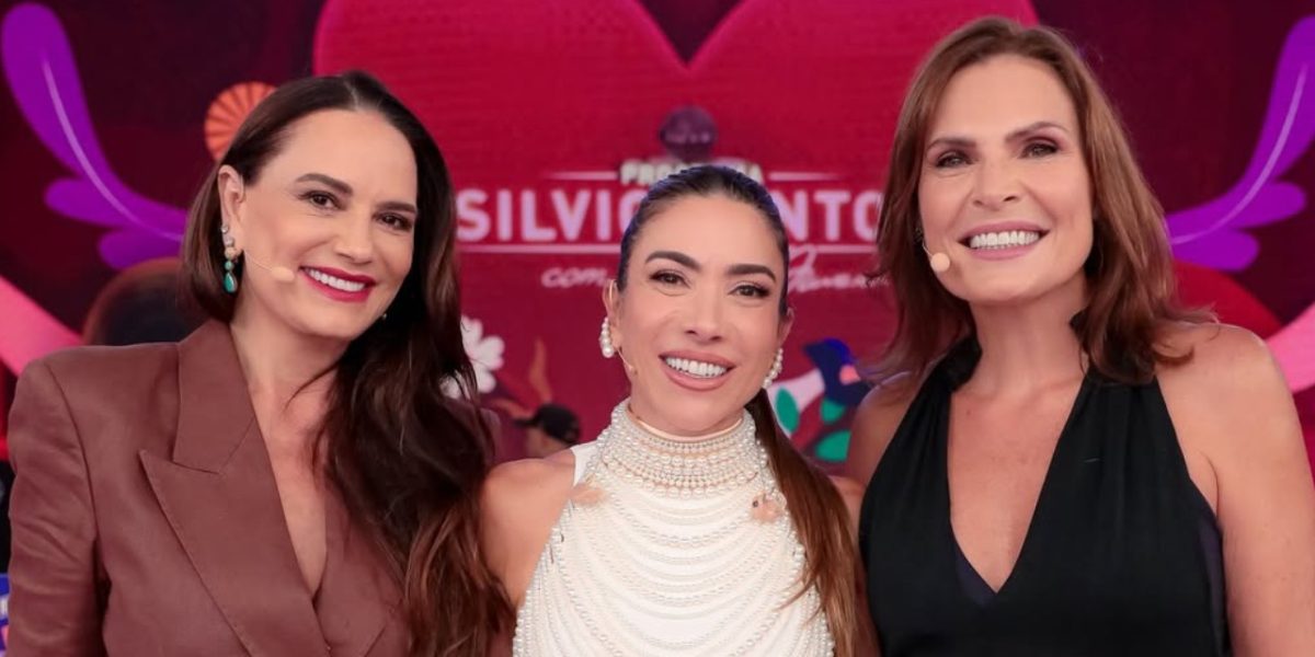 Luiza Brunet e Laura Muller no Jogo das 3 Pistas