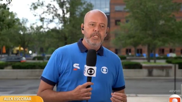Alex Escobar passa mal na Globo em cobertura da Copa do Mundo e Fred Bruno revela estado de saúde