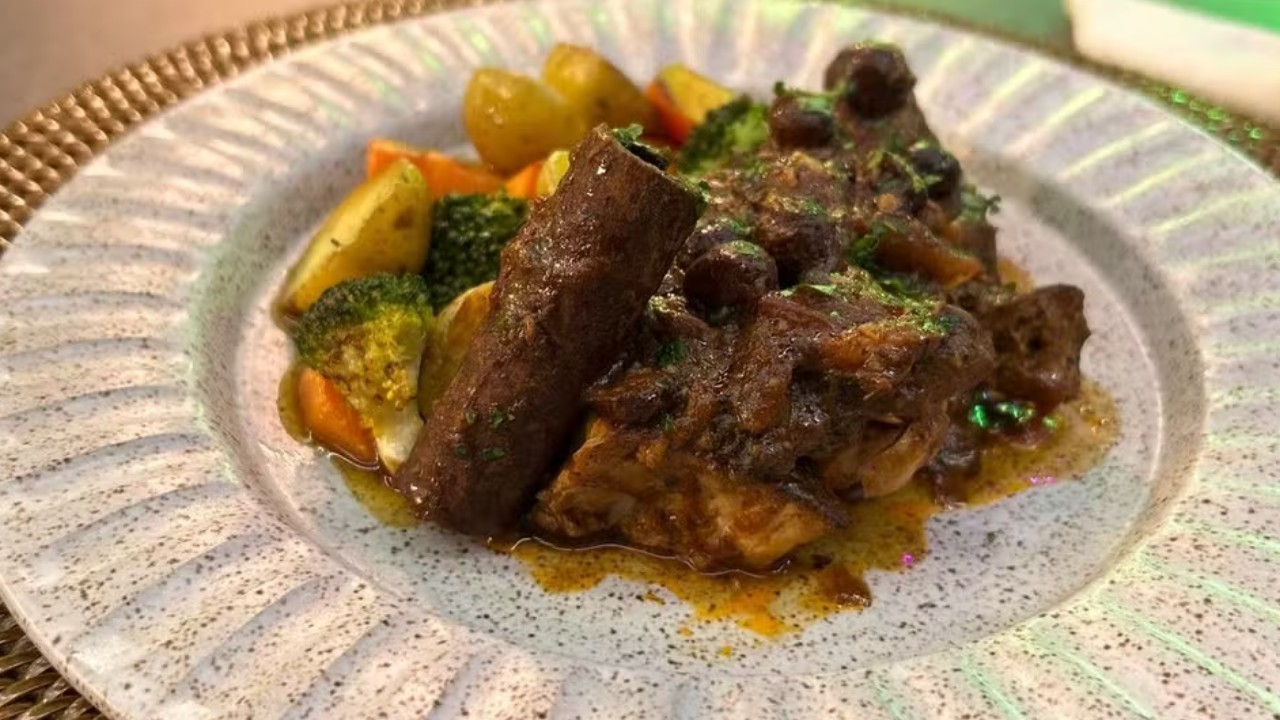Pernil com especiarias