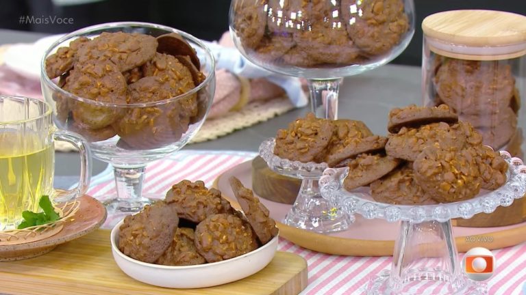 Receita de Biscoito de amendoim da Ana Maria Braga no Mais Você, 20/07/2026