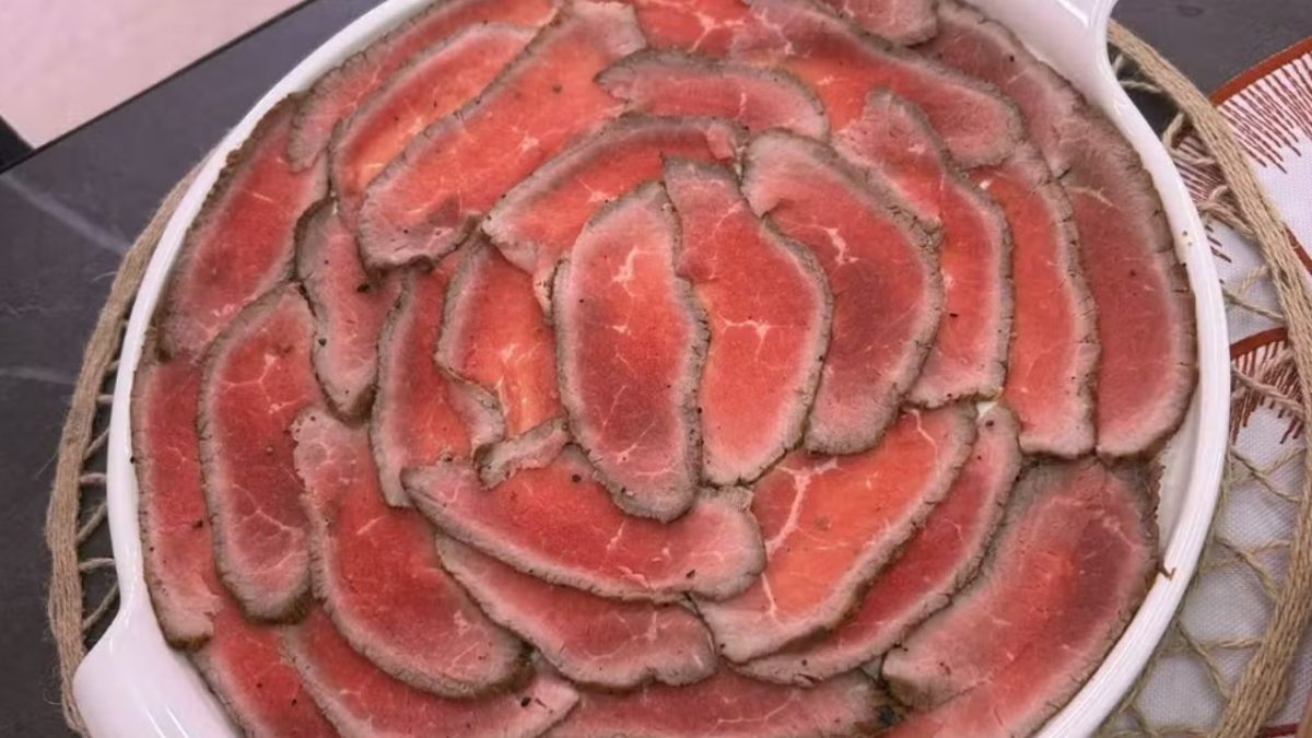 Rosbife de lagarto na airfryer